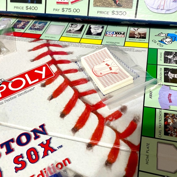MONOPOLY BOSTON RED SOX COLLECTOR’S EDITION PARKER BROTHERS GAME COMPLETE - Picture 5 of 8